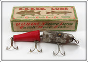 Vintage Creek Chub Red Pickerel Jointed Pikie Lure 2600 R In Box