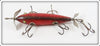 South Bend Red Dark Shaded Back Five Hook Underwater Minnow