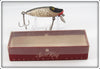 Montgomery Ward Sport King Silver Fleck River Runt Type Lure In Box