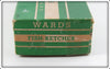 Montgomery Ward Red & White Wards Fish Ketcher In Box