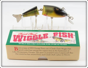 Creek Chub Collector's Limited Edition Perch Wigglefish Lure In Box