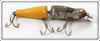 Vintage Creek Chub Yellow Pickerel Jointed Pikie Lure 2600 Y