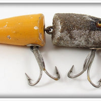 Vintage Creek Chub Yellow Pickerel Jointed Pikie Lure 2600 Y