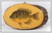Vintage James Heddon's Sons Bluegill Sunfish Plaque
