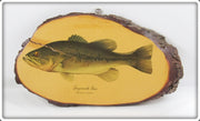 Vintage James Heddon's Sons Largemouth Bass Plaque