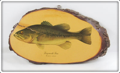 Vintage James Heddon's Sons Largemouth Bass Plaque