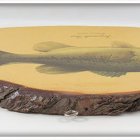 *** USA ONLY *** James Heddon's Sons Largemouth Bass Plaque