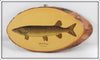 Vintage James Heddon's Sons Muskellunge Plaque