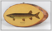 Vintage James Heddon's Sons Muskellunge Plaque