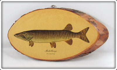 Vintage James Heddon's Sons Muskellunge Plaque