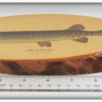 *** USA ONLY *** James Heddon's Sons Muskellunge Plaque