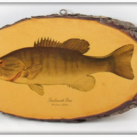 Vintage James Heddon's Sons Smallmouth Bass Plaque