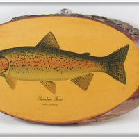 Vintage James Heddon's Sons Rainbow Trout Plaque