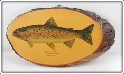 Vintage James Heddon's Sons Rainbow Trout Plaque