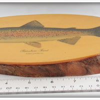 *** USA ONLY *** James Heddon's Sons Rainbow Trout Plaque