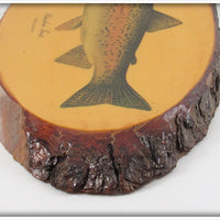 *** USA ONLY *** James Heddon's Sons Rainbow Trout Plaque