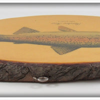 *** USA ONLY *** James Heddon's Sons Rainbow Trout Plaque