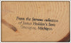 *** USA ONLY *** James Heddon's Sons Walleye Plaque