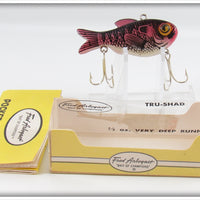 Vintage Fred Arbogast Natural Finish Tru Shad Lure In Box