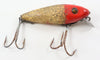 Vintage Heddon Red Head With Gold Flitter 110 River Runt 118RH