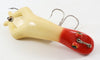 Vintage Heddon Red Head White Luny Frog Lure 3502