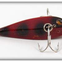 Heddon Red With Black Spots 0 Dowagiac Minnow In Box 02