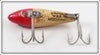 Heddon Red Head Gold Flitter Sea Runt 618 RH