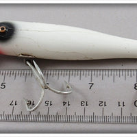 Creek Chub White With Black Eye Two Hook Saltwater Pikie 725 BE