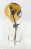 Bite Em Bate Co Black, White & Gold Rotating Bait
