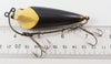 Bite Em Bate Co Black, White & Gold Rotating Bait
