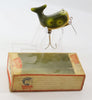 Vintage Heddon Frog Hi Tail Fishing Lure In Box 305 F