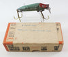 Heddon Green Shore River Runt In Box With Outagamie Conservation Club Label
