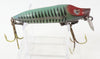 Heddon Green Shore River Runt In Box With Outagamie Conservation Club Label