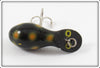 Vintage Heddon Black Orange Spots Widget Lure