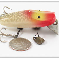 Vintage Makinen Tackle Co Red & White Flyrod Ultralight Wonderlure Jr.