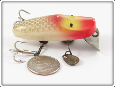 Vintage Makinen Tackle Co Red & White Flyrod Ultralight Wonderlure Jr.