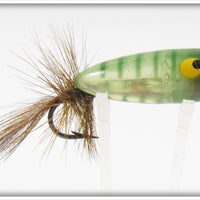 Vintage Heddon Green Flyrod Popper Spook Lure