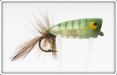 Vintage Heddon Green Flyrod Popper Spook Lure