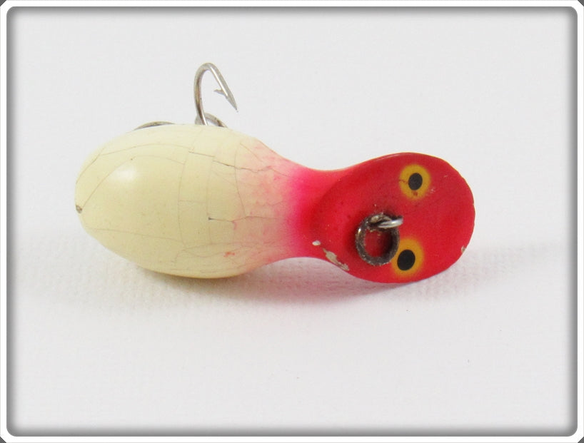 Vintage Heddon Red & White Widget Lure 