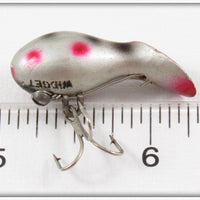 Heddon Silver Red & Black Spots Widget