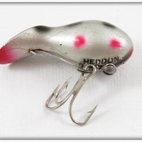 Heddon Silver Red & Black Spots Widget