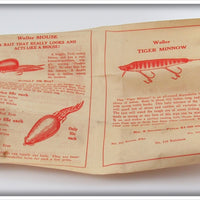 Weller Jointed Classic Minnow In Box With Paper