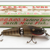 Vintage Creek Chub Pikie Scale Baby Jointed Pikie Lure In Box 2700