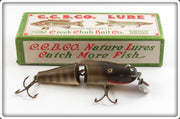 Vintage Creek Chub Pikie Scale Baby Jointed Pikie Lure In Box 2700