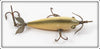 South Bend White Blended Green Back Early Three Hook Underwater Minnow
