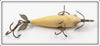 South Bend White Blended Green Back Early Three Hook Underwater Minnow
