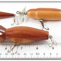 Lot Of Three Natural Cedar Wood Plugs