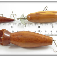 Lot Of Three Natural Cedar Wood Plugs