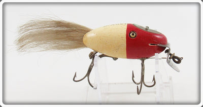 ToughLures.com Vintage Creek Chub White Red Head Dinger 5602 Lure