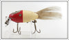 Creek Chub White Red Head Dinger 5602